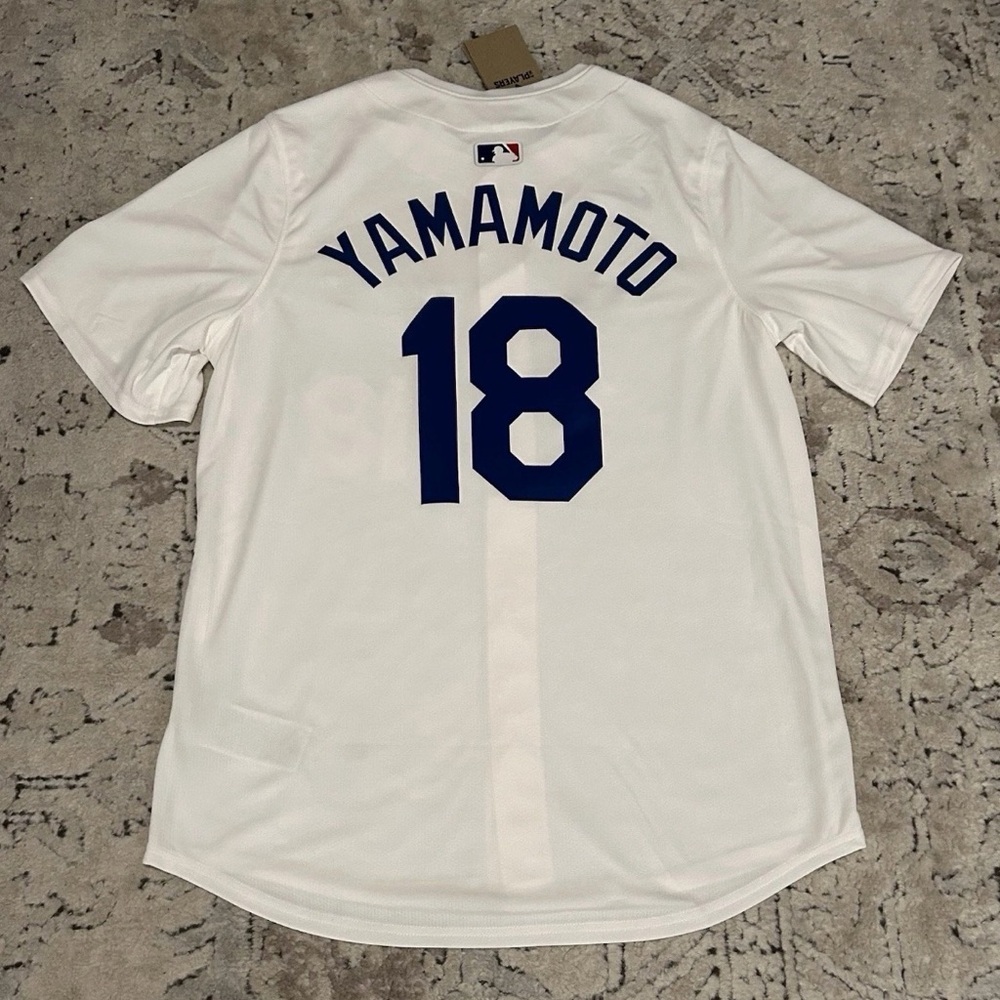Nike Authentic Los Angeles Dodgers Yamamoto World Series 2024 Jersey Men’s Sz: L - Picture 6 of 7